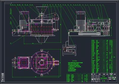 PL立式冲击制砂机全套cad图纸