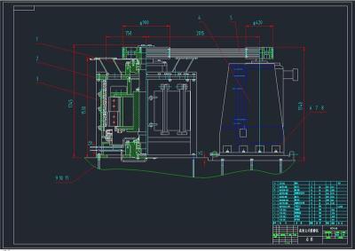 PCM高效立式粉磨機全套cad圖紙