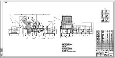2PF双转子反击式破碎机全套cad图纸