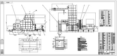 反擊錘式破碎機全套cad圖紙