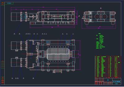 轮齿式破碎机全套cad图纸