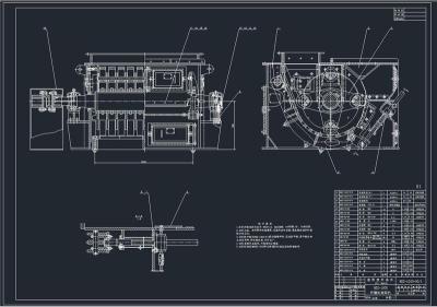 HSZ重型环锤破煤机全套cad图纸