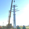 35kv电力钢管杆厂家 17米双回路终端钢管杆