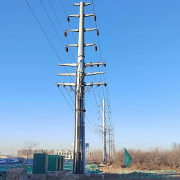 110kv电力钢管塔 26米三回路耐张钢管塔图纸