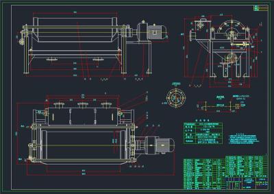 CTB永磁筒式磁选机全套cad图纸