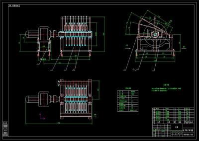 尾矿回收机全套cad图纸