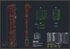 N-TGD钢丝胶带斗式提升机全套cad图纸