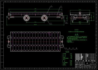 MPC平板车全套cad图纸