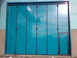安徽电动折叠门大型工业折叠门消防工业门