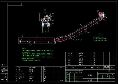 除渣机全套cad图纸