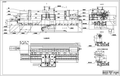 数控轧辊车床全套cad图纸