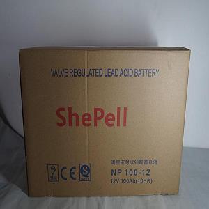 shepell蓄电池12V65AH胶体免维护电瓶