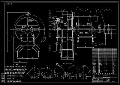 锅炉风机全套cad图纸