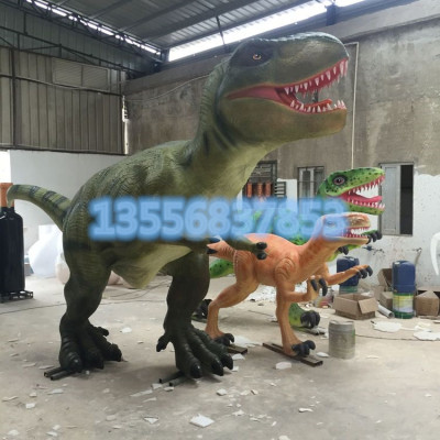 云南生态园大型恐龙模型玻璃钢雕塑生产厂家