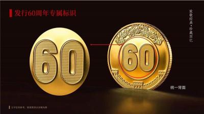 国钞财富60周年纪念章