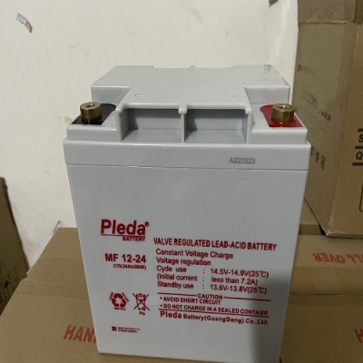 PLEDA蓄电池12V100AH机房UPS电源