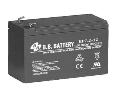 BB蓄电池BP7.2-12精密仪器小号电池12V7.2AH