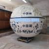 邯郸稻米大米基地创意玻璃钢大饭碗雕塑厂家