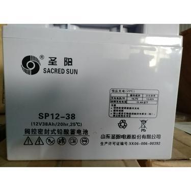 圣阳蓄电池12V38AH详细参数规格