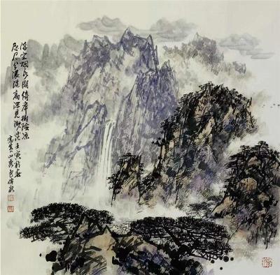 李传新山水作品价格及图片