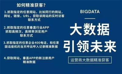 黑龙江财税运营商大数据获客系统营销有没有用