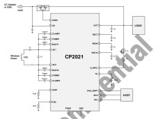 2.5W兼容无线电源接收器和电源-CP2021