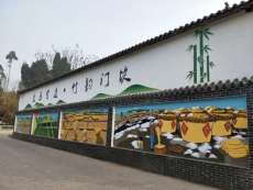 重庆墙体彩绘涂鸦重庆庙宇墙绘注入乡愁记忆