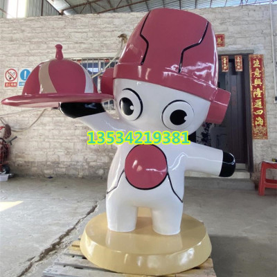 广州西餐厅招牌菜吉祥物卡通小鸡公仔雕塑厂