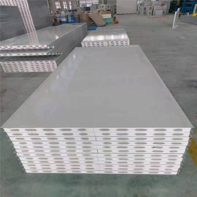 50厚硫氧镁夹芯彩钢板电子厂房硫氧镁洁净板
