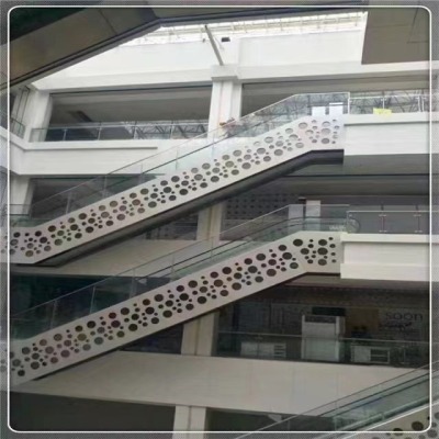 穿孔铝单板楼梯项目应用案例