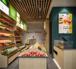 郑州水果店如何装修设计才能吸引消费者的注
