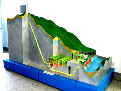 丹东发电机模型交织型立交桥模型地貌模型
