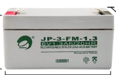 劲博蓄电池JP-FM-3-1.3小型号大容量6V1.3AH