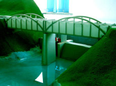 濟南工程模型側壁導坑法隧道模型反臺階法隧