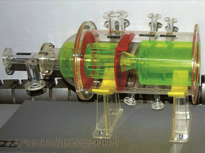 济南科技馆展品模型生物质气化机组模型流水