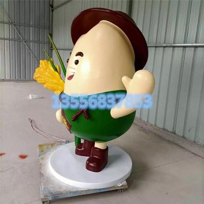 河南玻璃钢麦穗卡通公仔雕塑定制价格行情