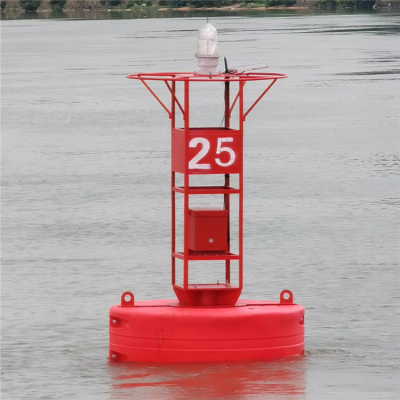 海上杆形灯浮标水库警戒线浮漂设计