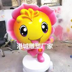 廣州幼兒園形象向日葵卡通公仔雕塑零售廠家