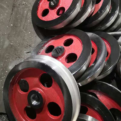 廠家供應礦車輪單輪實心空心輪規格可定制