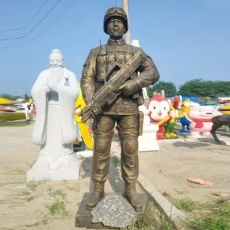 安徽红军人物玻璃钢雕塑厂家