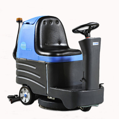潍坊电瓶洗地机-食品厂用驾驶式洗地机