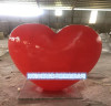 重庆婚姻爱情主题模型玻璃钢爱心雕塑厂家