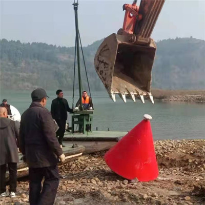 水上一体式圆锥形浮标海上导航浮具布设