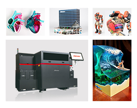 超过可实现1000万种颜色全彩喷墨3D打印机