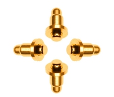 雙頭式彈簧頂針 藍(lán)牙耳機(jī)pogopin充電針鍍金