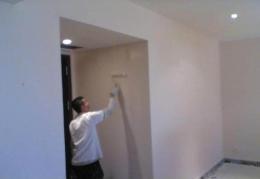 墙面修补打隔断刮大白墙面粉刷翻新墙面维修