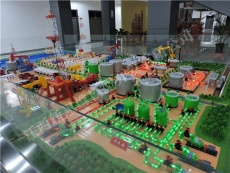 核電廠區沙盤模型