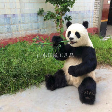 植毛仿真大熊猫标本修复护理影视大熊猫道具