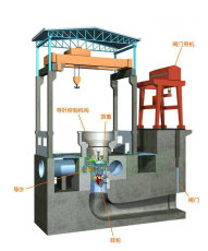欽州實驗室模型普通磚隔模型擠壓式灰漿泵模