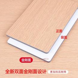 竹炭木饰面PVC木饰面板热贴工艺共挤护墙板